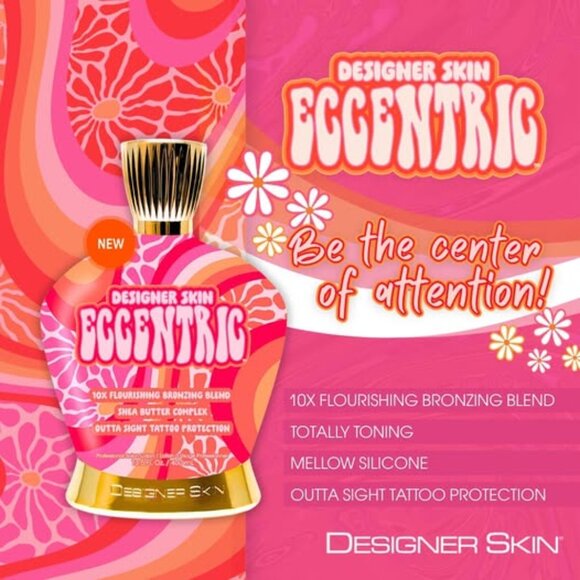 Designer Skin Eccentric Bronzer Tanning Lotion 13.5oz NEW 2025 - Picture 2 of 2